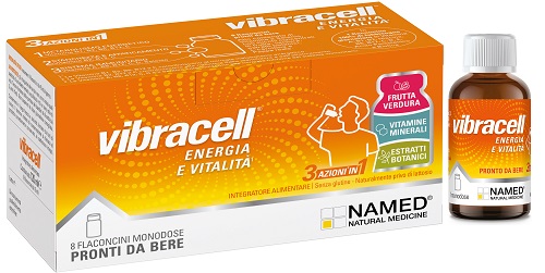 Named Vibracell Integratore Alimentare Energetico Rivitalizzante 8 Flaconcini